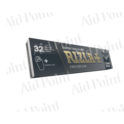 D00002003 RIZLA KS SLIM SILVER CON FILTRI DA 24
